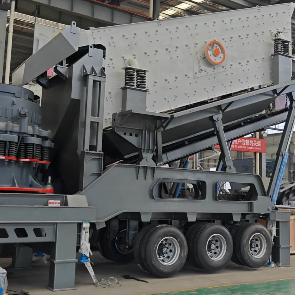YG Mobile Spring Cone Crusher with Large Crushing Capacity for Secondary Crushing Is Used for Crushing Hard Stone