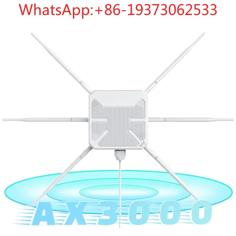 WiFi 6 AX3000 Dual Band Routing Long Range AP Signal Coverage IP67 Waterproof, Repeater, Amplifier