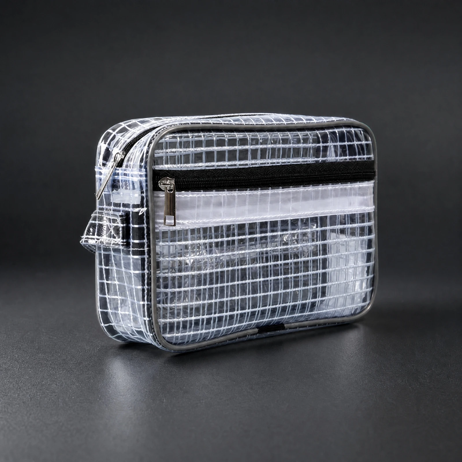 PVC Mesh Waist Bag Compact Waist Bag with Adjustable Belt Tool Fanny Pack with Multi-Pocket Storage Hands-without Heavy-Duty - view 2