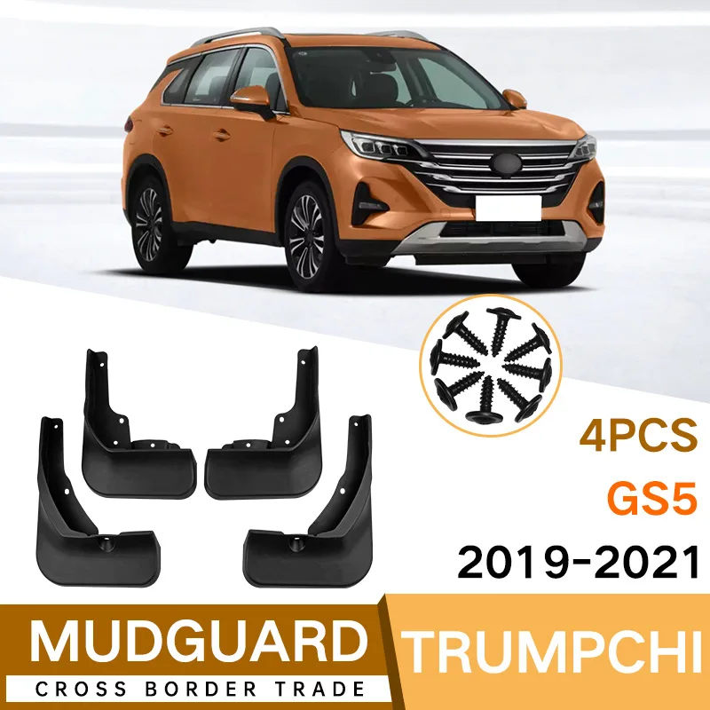 

For Trumpchi Gs5 2019-2021 Car Molded Mud Flaps Splash Guards Mudguards Front Rear Styling Front Rear Car Accessories