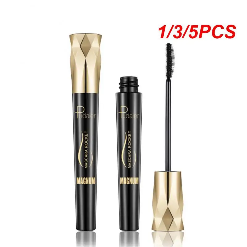 1/3/5PCS Mascara Eyelash Extension Waterproof Black 3d Mascara Eyes Makeup Silk Fiber Lash Mascara Black Thick Eye Lashes