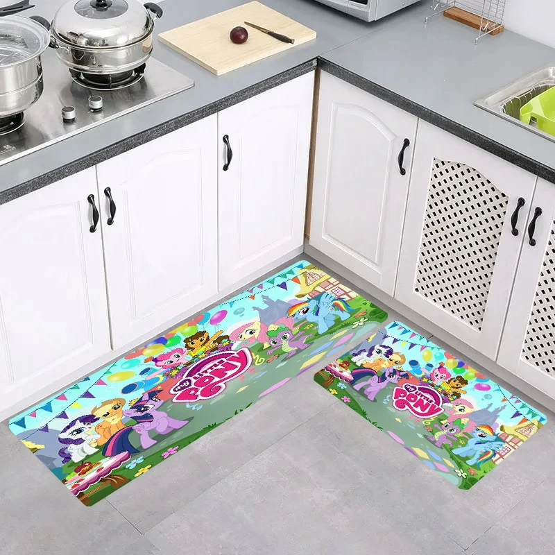 Foot Mat My L-Little P-Pony Cartoon Anime Carpet Entrance of House Living Room Kitchen Rug Balcony Rugs Home Carpets Door Mats