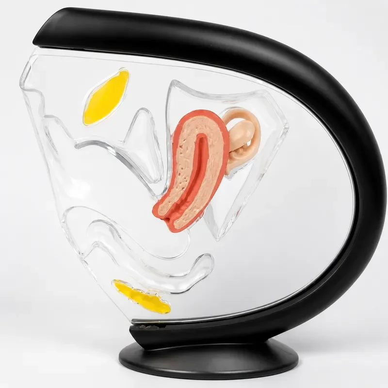 Transparent Human Uterine Anatomy Model Female Reproductive System Medical Teaching Tool Urology Educational Demonstration