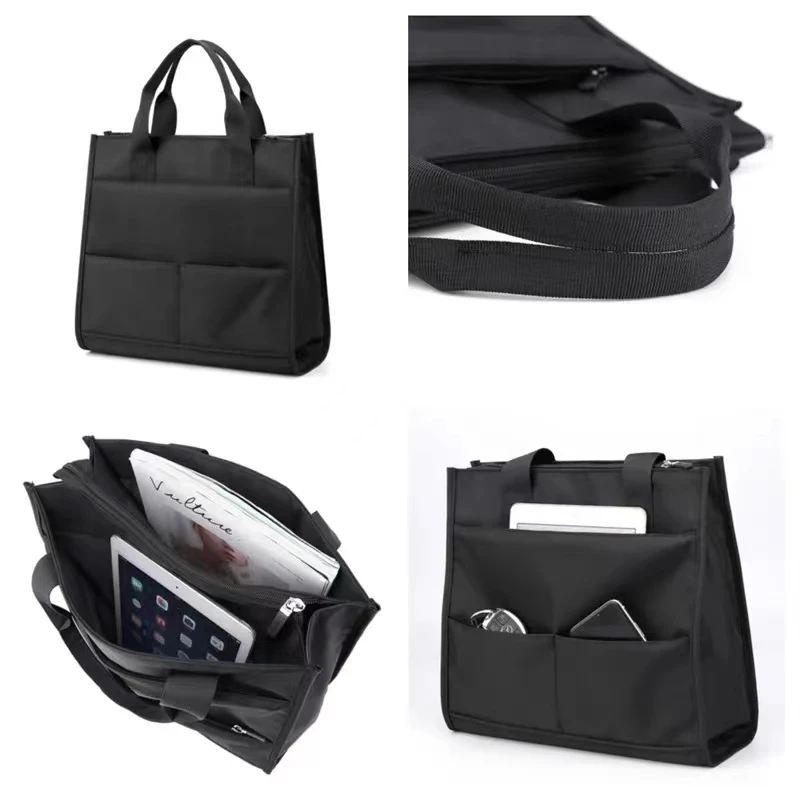 Handheld Horizontal Oxford Canvas Briefcase Fashionable Large Capacity Computer Outgoing Fashion Work One Shoulder Handbag