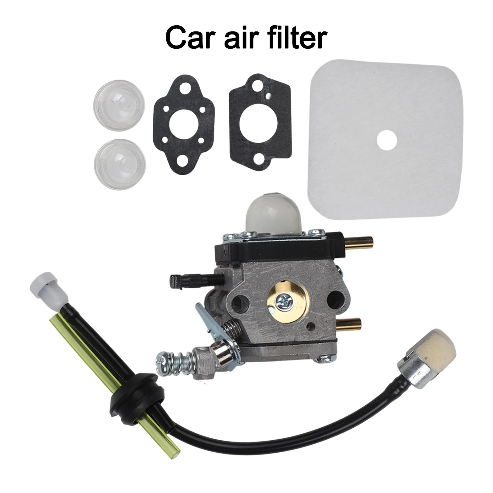 

Комплект компонентов карбюратора с воздушным фильтром и топливными элементами для садовых культиваторов Mantis, совместимый с 2 моделями.
