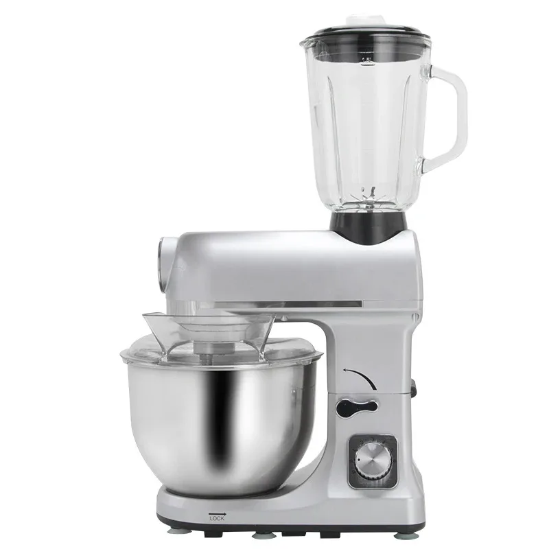 

1000W China Professional Home Kitchen Multi-Function Electric Cake Bread Dough Stand Food Mixer