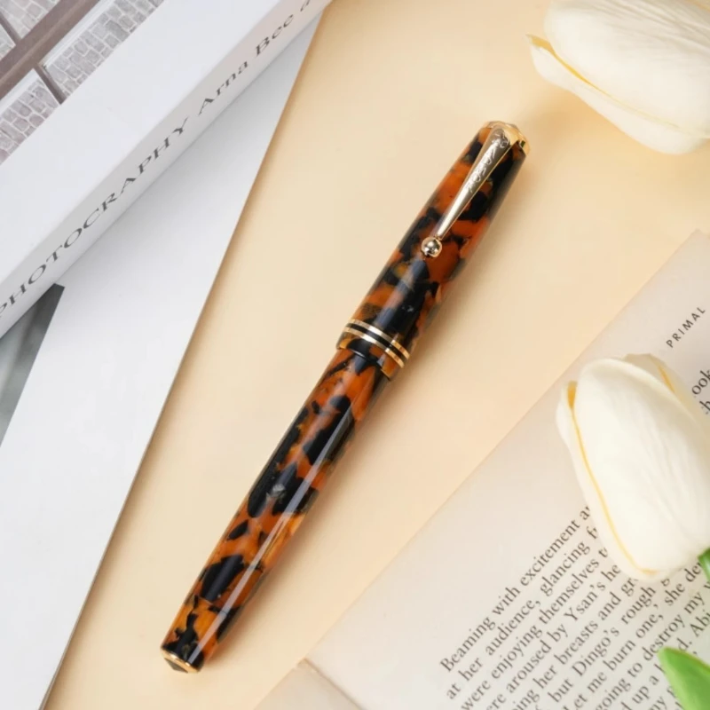 

Перьевая ручка ADMOK 28 с вакуумной заправкой, перо Bock Schmidt EF/F/N, классический ретро-дизайн, деловой подарок, ручка для каллиграфии