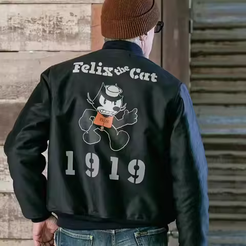 TOYS McCOY American Early Felix 1919 Deck Mechanic Clipped Hair Jacket