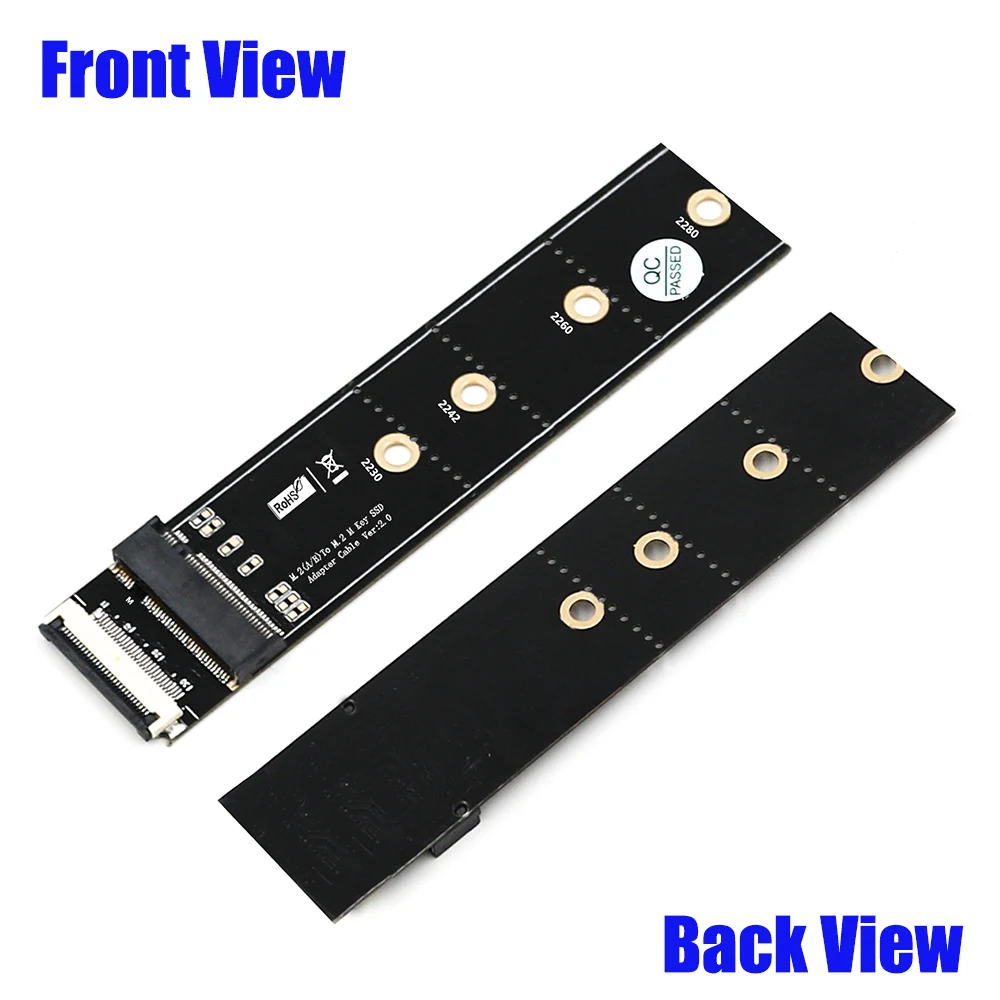 M.2 M2 NGFF Key M to Key A + E Extension Cable M2 SSD Adapter Card Extender extend Cable