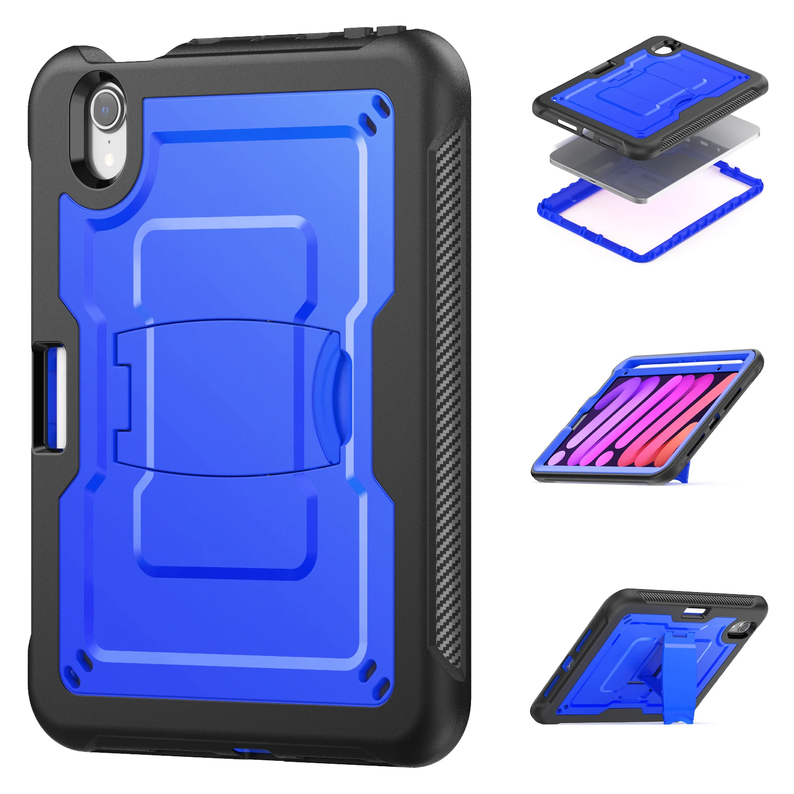 

Stand Cover for IPad 9th Generation 2021 10.2 Tablet Case for IPad 10.2 7th 8th Case Compatible for Air 10.5 with Shoulder Strap