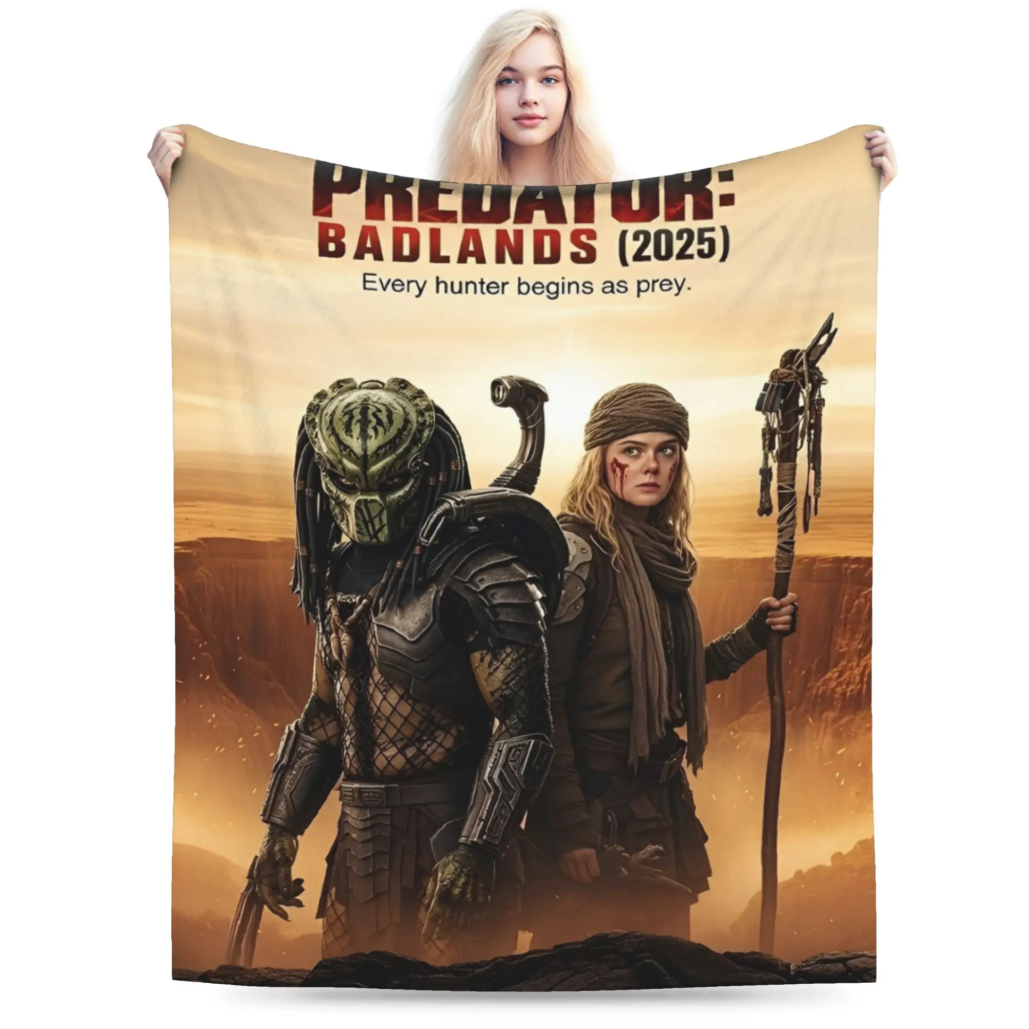 2025 المفترس: بطانية رمي الأراضي الأريكة بطانية قطيفة ناعمة غامضة مقاس 50 × 60 بوصة مفارش سرير متعددة الأحجام لجميع المواسم