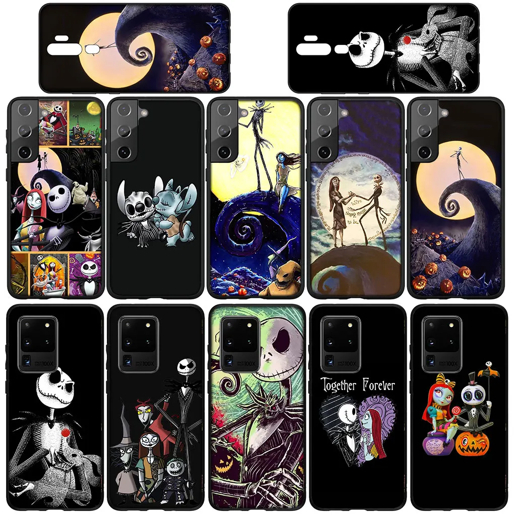 Skellington Jack The Nightmare Before Christmas dla Samsung Galaxy S23 S22 S21 S20 Fe Ultra S8 Plus A21S A71 A12 A13 Etui na telefon