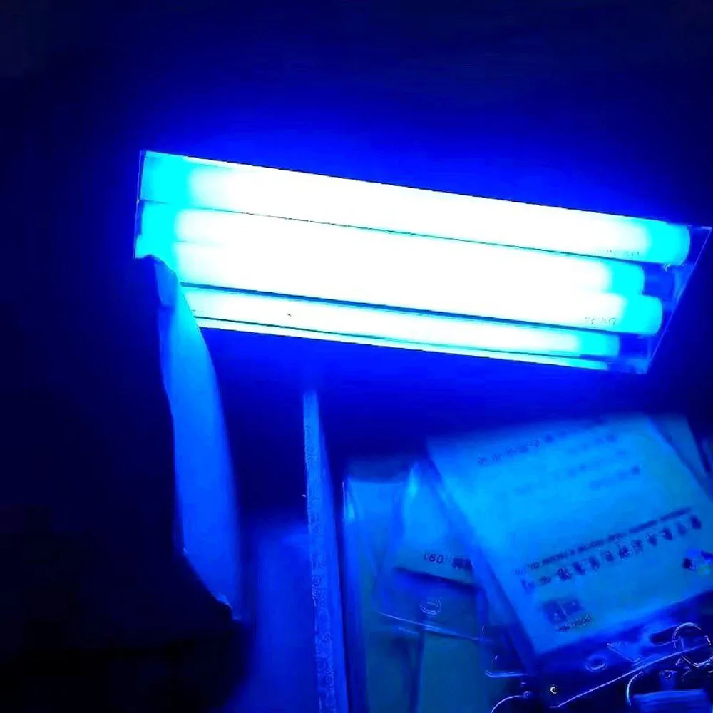 48W 365nm UV Ultraviolet Shadowless Curing Lamp Auto Glass Crack Repair Shadowless Glue Curing Lamp