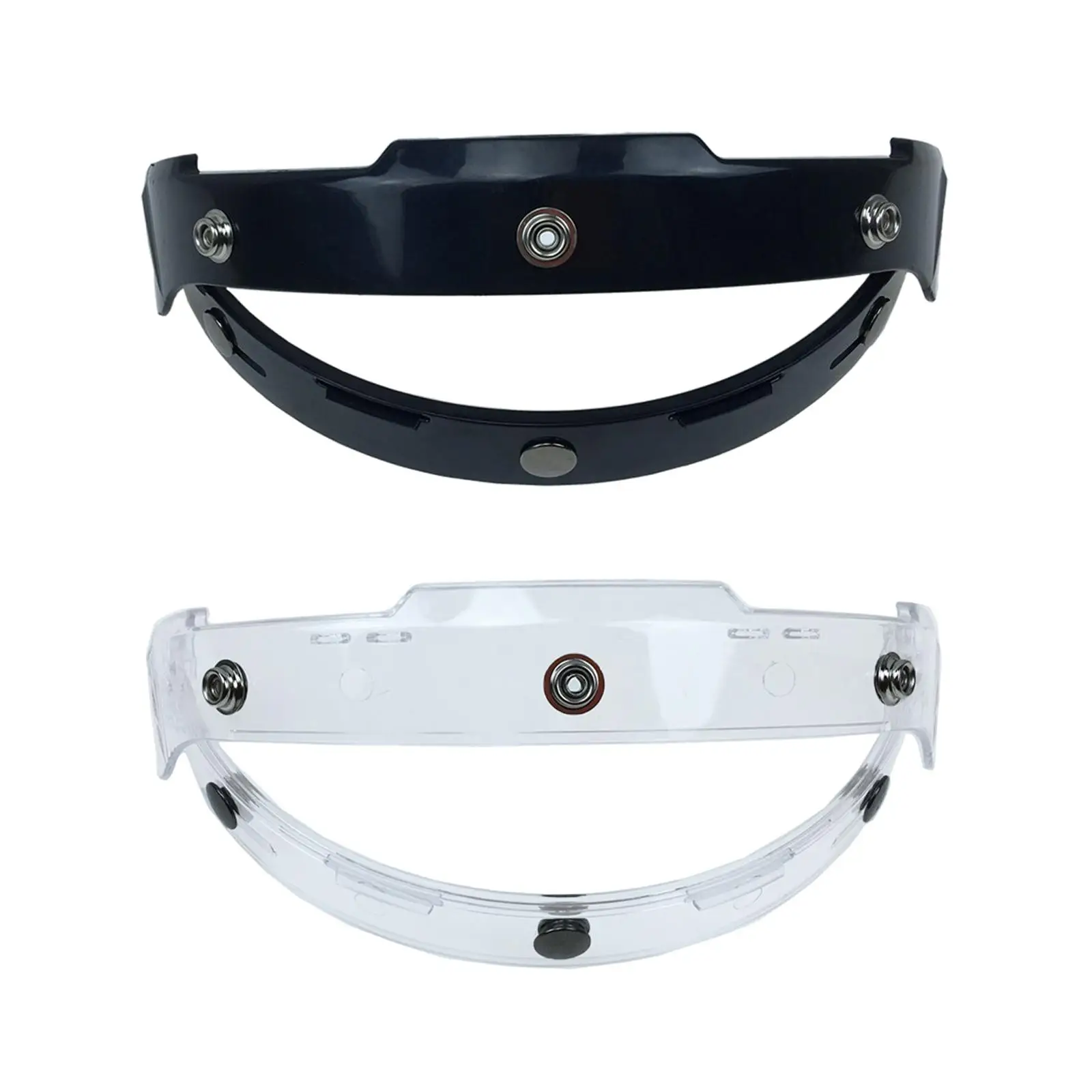 Motorcycle Helmet Flip Up Base Bracket Mount Adapter for 3 Snap Shield Visor Protective Gear