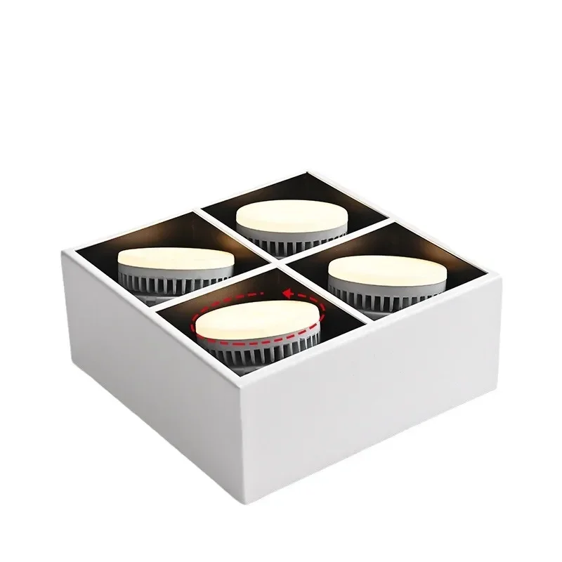 

Simple multi-head gall lamp, minimalist no main lamp, living room lighting, Nordic surface downlight