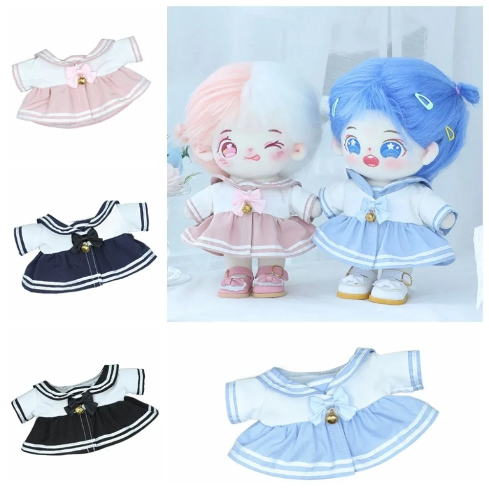 Jk Skirt Star Doll Jk Skirt Bowknot Sailor Suit 20cm Cotton Doll Clothes Lovely Dressing Up No Attributes Dolls Dress