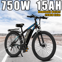 DUOTTS C29 Pro Ebike 750W 48V 15AH Removable Battery 21Speed Mountain Electric Bicycles Aldult City Road Commuter Electric Bike