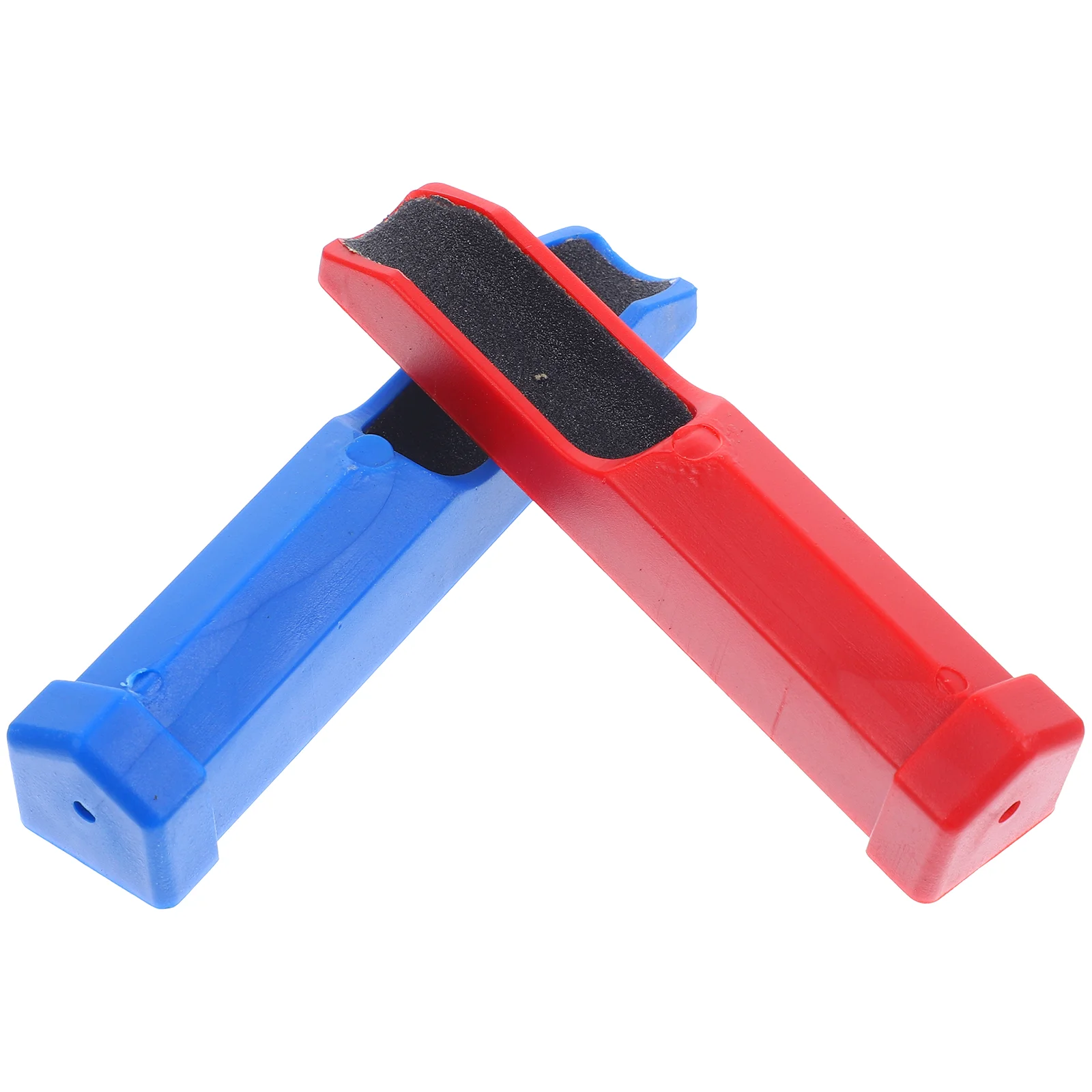 2 Pcs Pool Cue Grinder Tie Burnisher Billiard File Tip Shaper Stick Sander Plastic Portable Tool