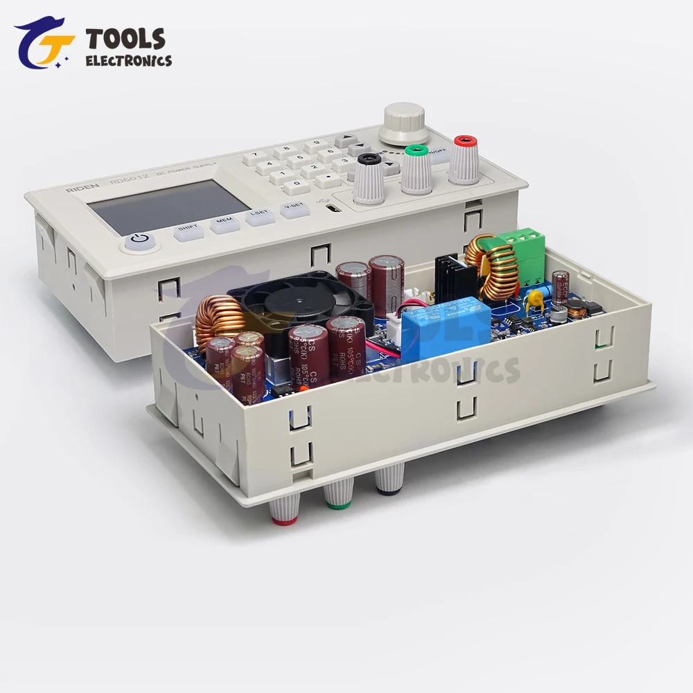 

RD6012 RD6012W CNC Adjustable DC Power Supply - 60V 12A Step-Down Module for Lab & Repair, Voltage Stabilizer