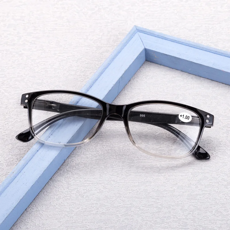 High Definition Anti Blue Light Progressive Reading Glasses Multi Focus Bifocal Reading Large Frame Zoom Prescription Eyewear