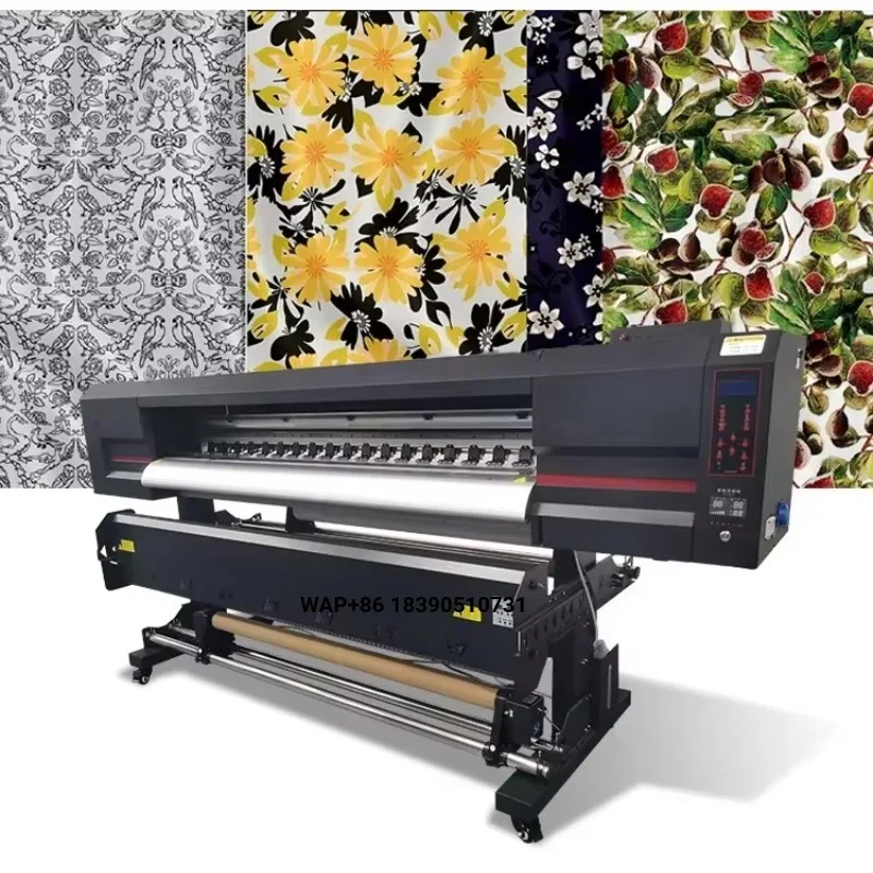 2023 New Digital Fabric Printing Machine for Textile Sublimation Printer 1.9M Sublimation Printer With 4 Heads for Fabric Textil
