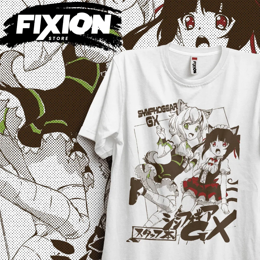 

Symphogear Anime T Shirt Manga Gift For Anime Lover All Size Cotton