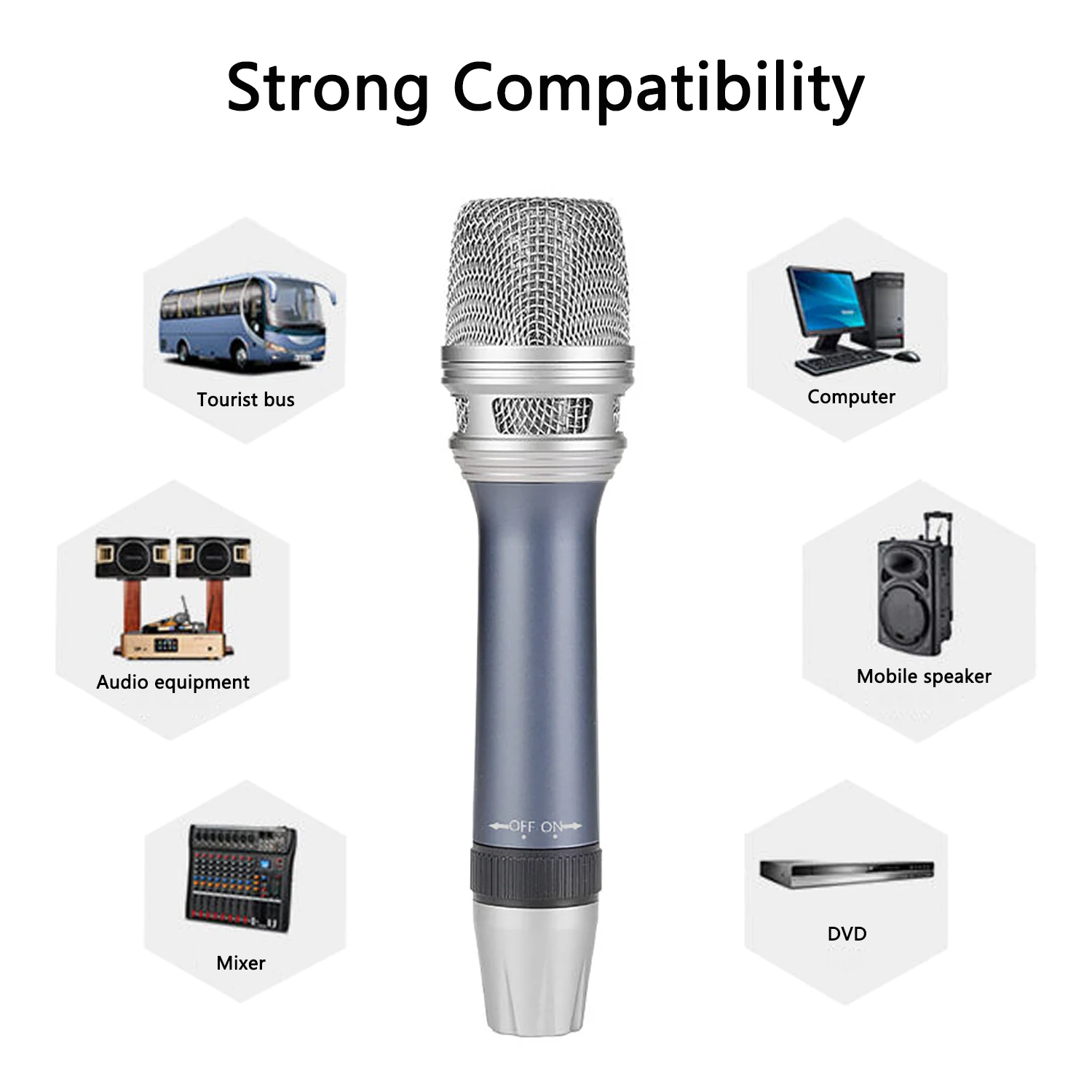 GAM-SC13 Professional Dynamic Microphone With Carrying case for Instruments and Backing Vocals