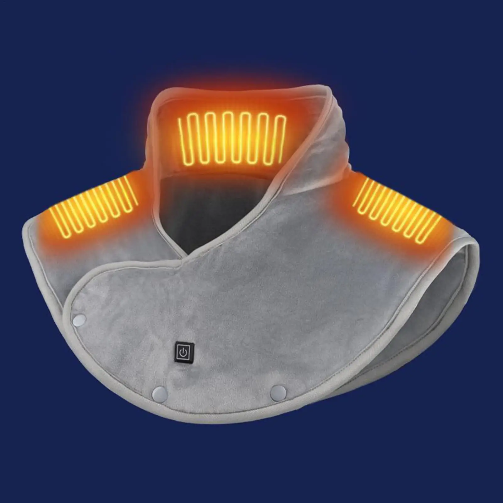 غلاف تسخين كهربائي للأكتاف، ضغط ساخن محمول بمستوى 3 حرارة، مثالي للاستخدام المنزلي والمكتب والسفر والمنتجعات الصحية
