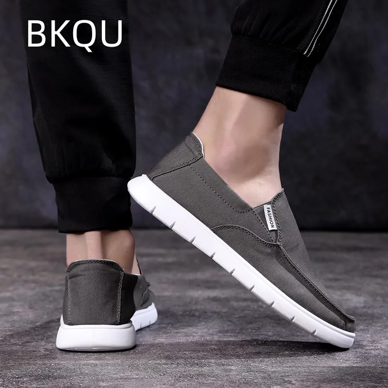 Men\'s Casual Sneaker Youth Trend Slip-on Breathable Comfortable Fashion All-match Round Toe Low Top Spring and Autumn Main Push