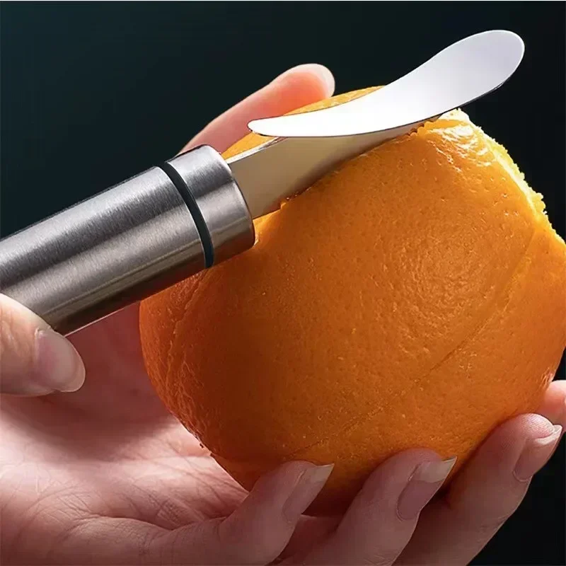 1pc 304 Stainless Steel Orange Peeler Suitable for Peeled Fruits Citrus Pomelos Lemons Peelers Quick Peeling Kitchen Tools