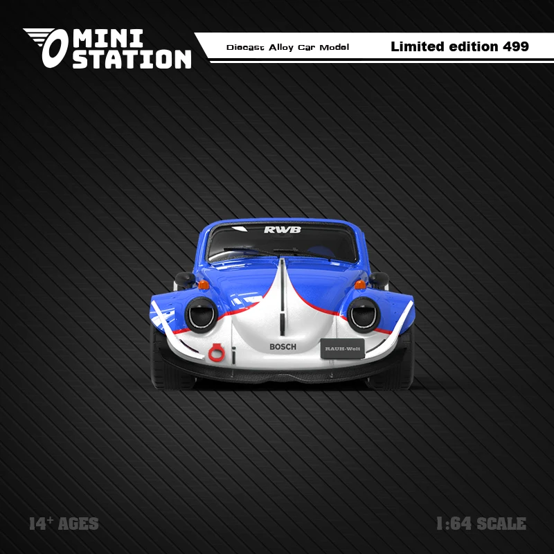 MiniStation 1:64 RWB-Beetle Targa Limited Edition Alloy model