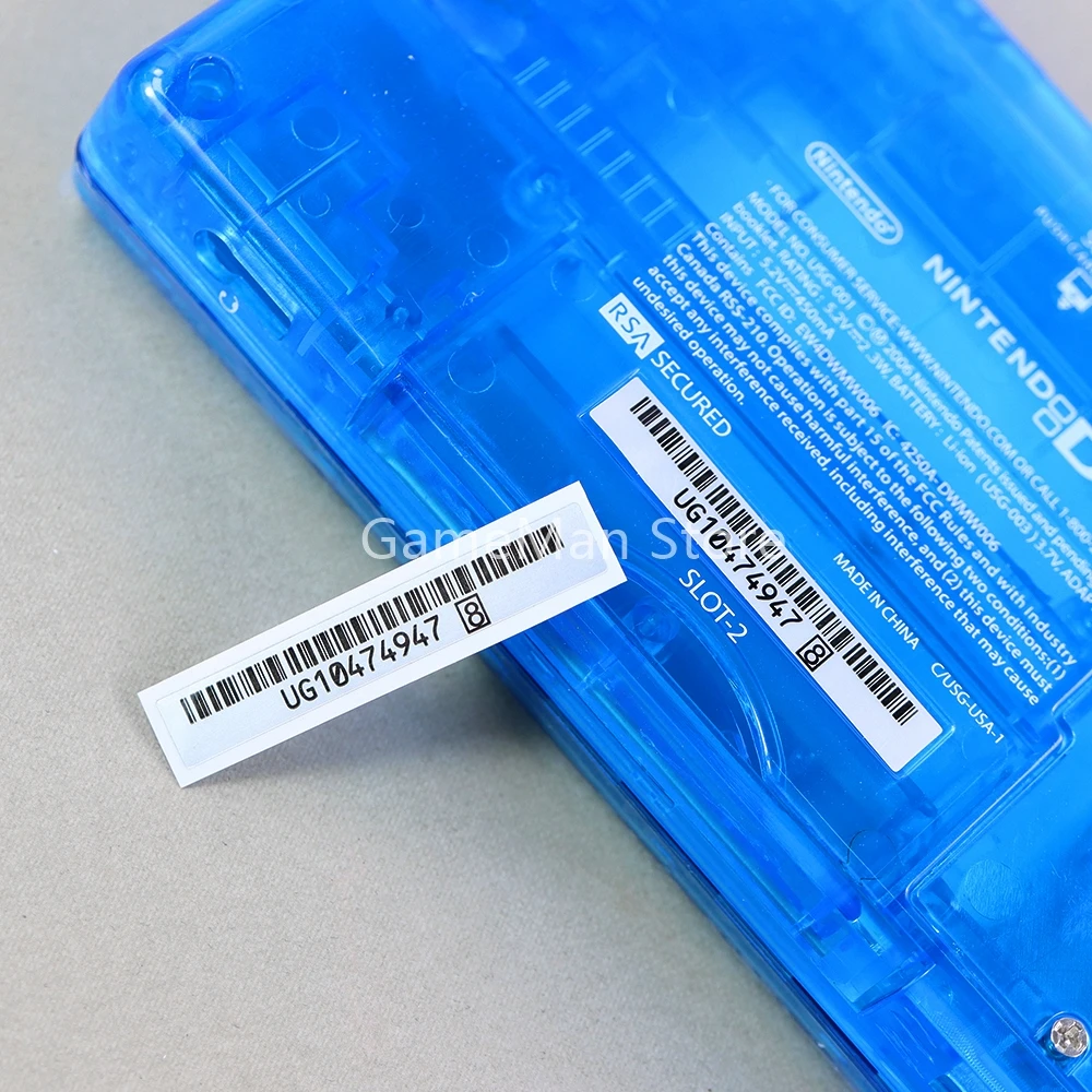 5pcs For NDSL 3DS 3DSXL NEW 3DSXL NDSIXL Housing Shell Back Lable Sticker Barcode