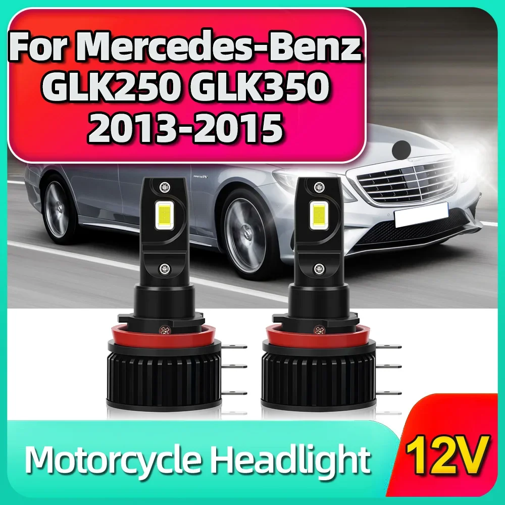 H15 LED Headlight Bulbs High Beam DRL Bulbs 12V Auto Daytime Running Light Lamps For Mercedes-Benz GLK250 GLK350 2013 2014 2015