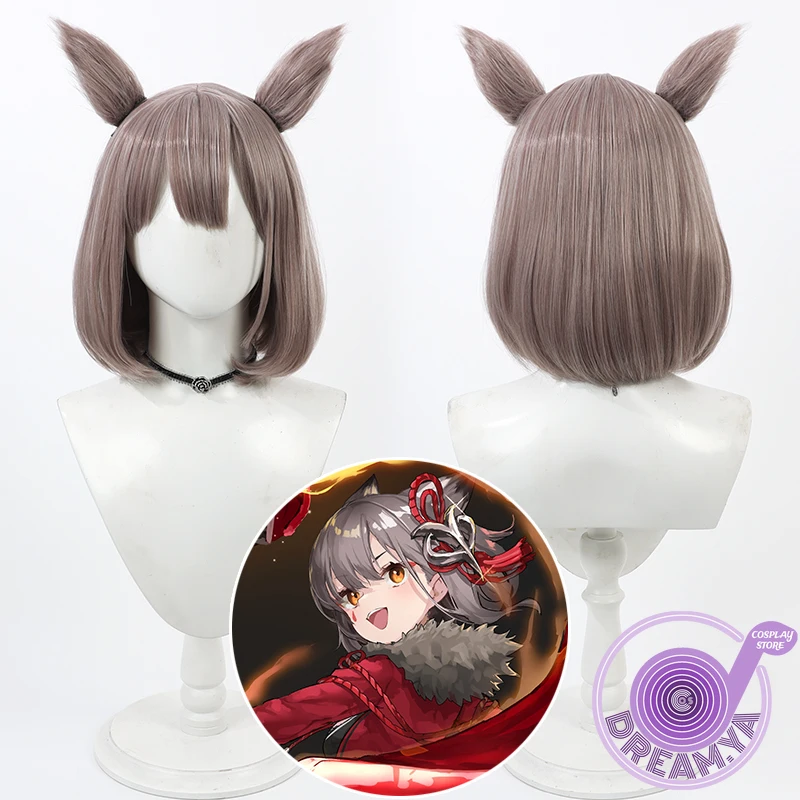 IJN Suzutsuki Cosplay Wig Azur Lane game short Heat Resistant Synthetic Hair Halloween Role Play Party Carnival + Wig Cap