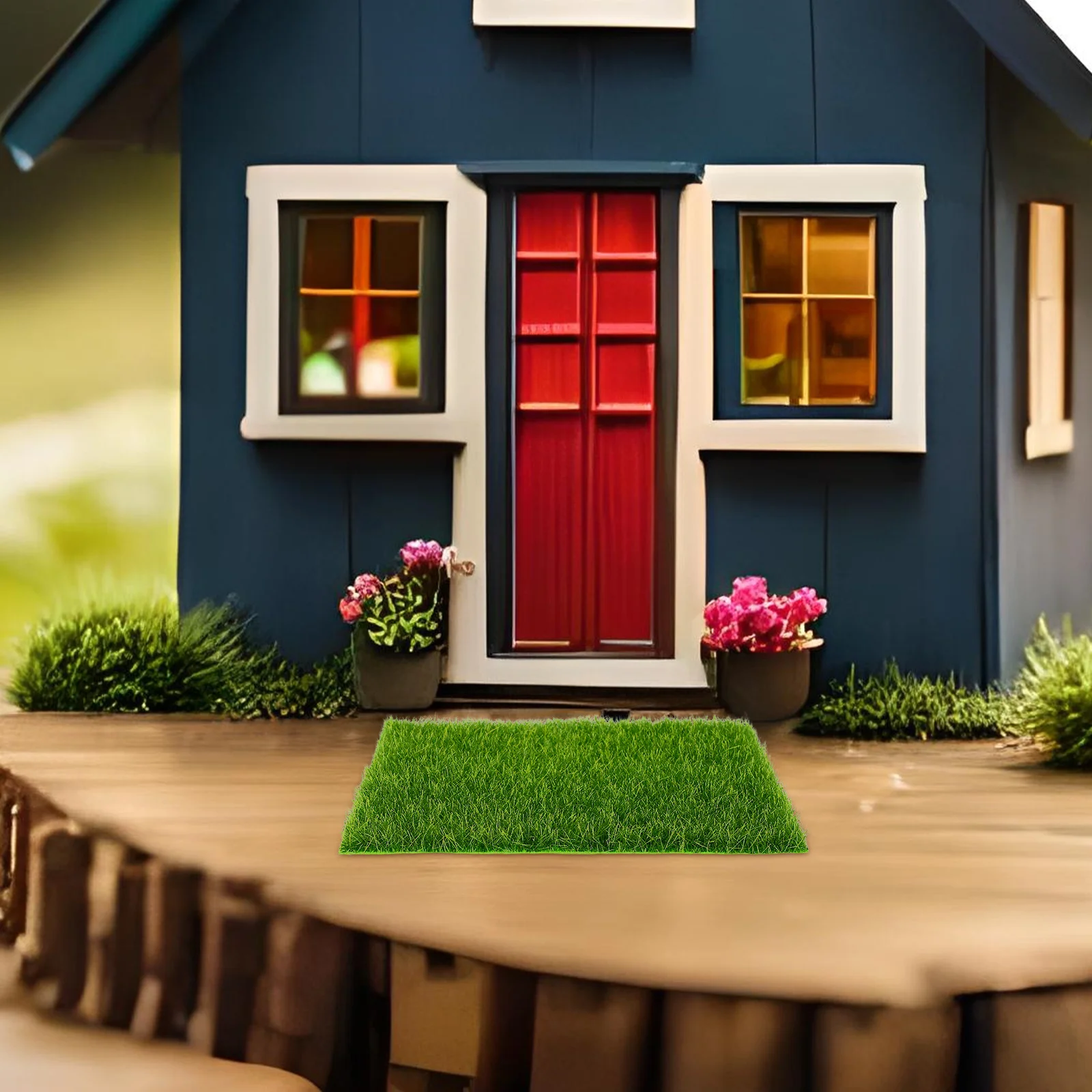 

10Pcs Simulation Green Turf Artificial Moss for Crafts Bottle Decoration Indoor Outdoor Mini Landscape DIY Fake