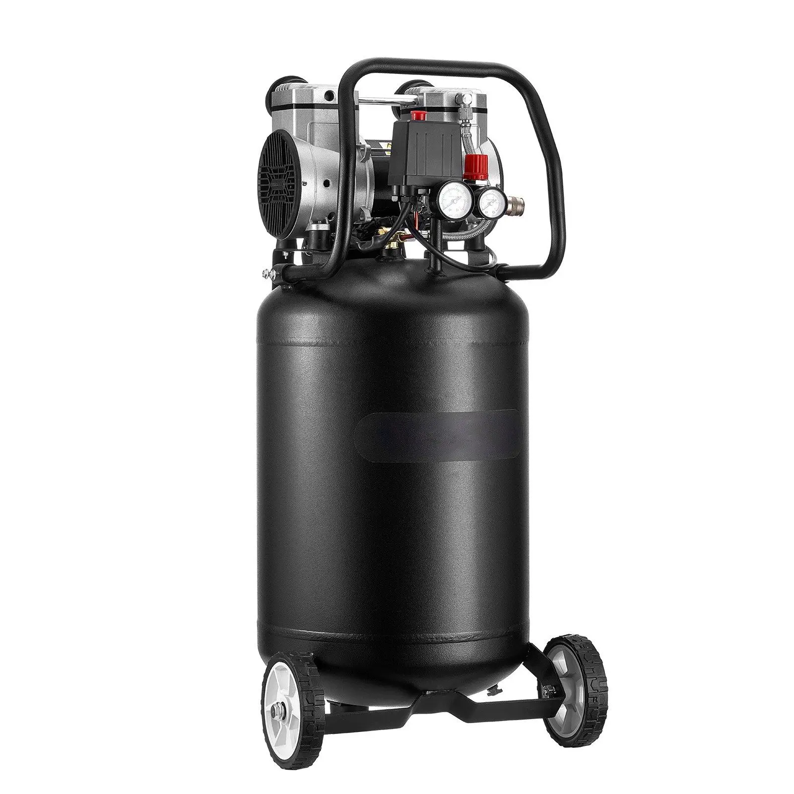 

10-Gallon Air Compressor, 2HP 4.8 SCFM at 90PSI, Max 125PSI Pressure Oil-Free Air Compressor Tank, Portable on Wheels for Auto