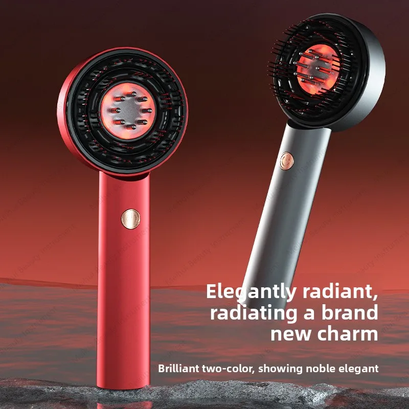 Red Light Guided Liquid Massage Comb, Scalp Maintenance Massage Active Hair Growth Massage Comb Guided Liquid Hair Growth Device