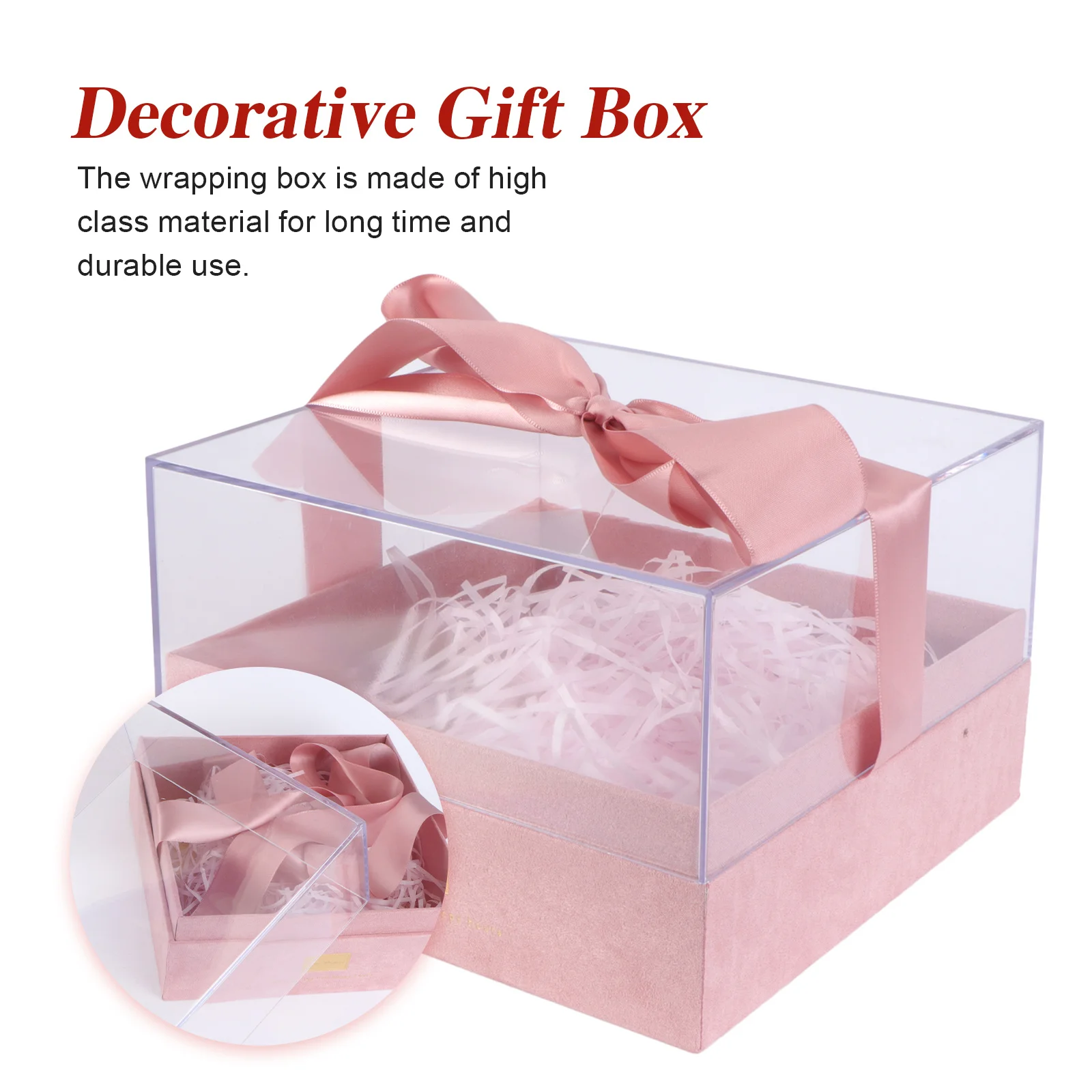 

1Pcs Acrylic Gift Box Elegant Clear Storage Box for Chocolate Candies Cookies Small Gifts Wedding Birthday Party Favors Premium