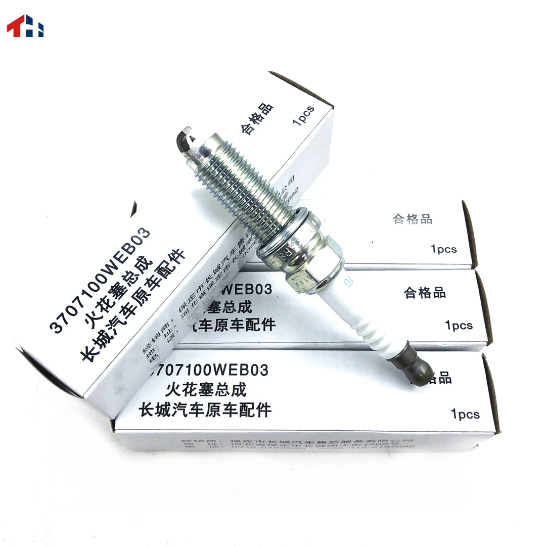 3707100WEB03 4pieces/set Spark plug for Great Wall NEW HAVAL H6 2022 F7 F7X F5 H4 GW4B15 1.5T displacement Original accessories