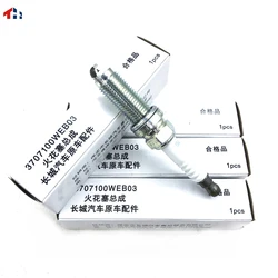 3707100WEB03 4pieces/set Spark plug for Great Wall NEW HAVAL H6 2022 F7 F7X F5 H4 GW4B15 1.5T displacement Original accessories