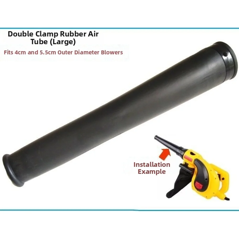 Light Gray Plastic Blower Tube 21cm Long Air Nozzle For Dust Removal Cleaning Wide Compatibility Stream Sturdy Design