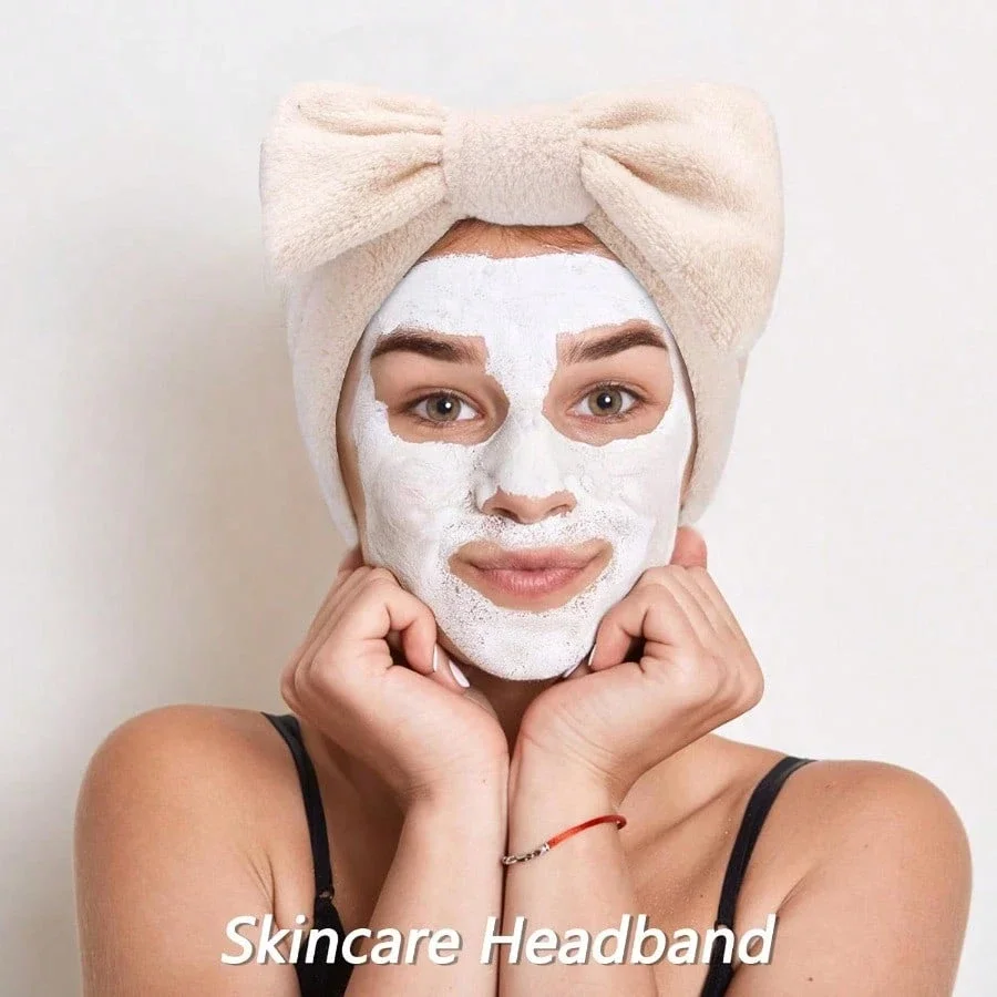 

6pcs Multifunction Headband Set For Skincare Makeup Face Washing Daily Wear