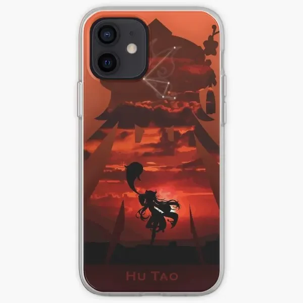 Hu Tao Genshin Impact Iphone Tough Case  Phone Case Customizable for iPhone 6 6S 7 8 Plus 11 12 13 14 Pro Max Mini X XS XR Max