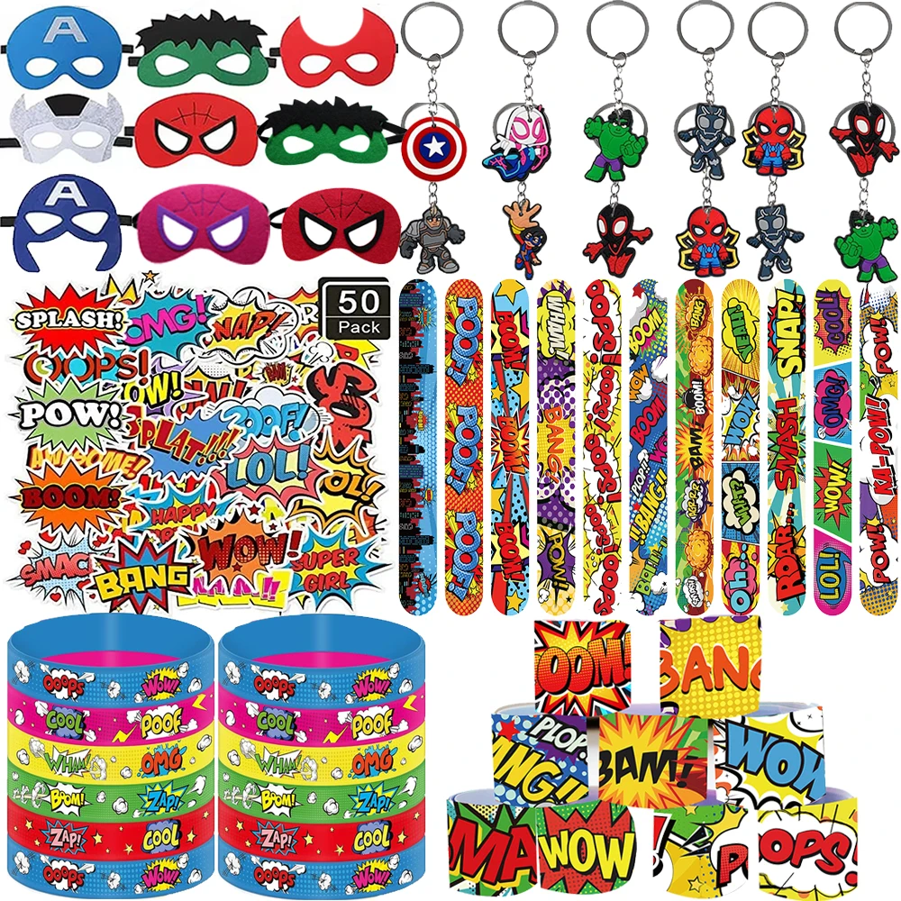 The Avengers Birthday Party Favors Super Hero Theme Favors Carnival Prizes Pinata Goody Bag Fillers for Kids Boy Party Toys Gift