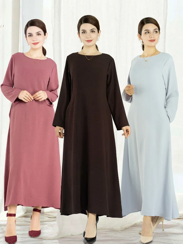 Eid Middle East Muslim Abaya Dress Dubai Islam Clothes Women Turkey Long Dresses Ramadan 2024 Caftan Kaftan Elegant Vestidos