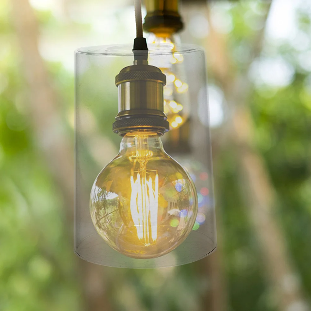 

Cylindrical Lamp Shade Covers Shades Clear Glass Lampshades for Floor Handblown Replacement Cylinder