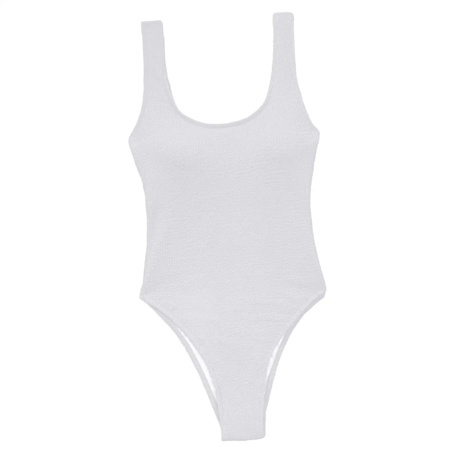 Elastic Nylon Tummy Control Swimsuit Women Thong Bathing Suit Sexy Swimwear with Chest Pad for Beach Vacation Festival