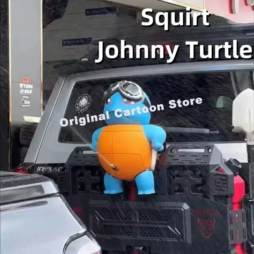 Car Decorate Ornaments Accessories Car Roof Toy Doll Will Spray Water Water Johnny Turtle Outside The Car Pendant Large Tsundere