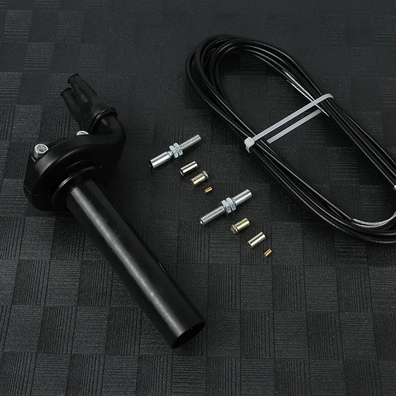For 2Sets Motorcycle Quick Twist Throttle Kit Handlebar Grip Switch With Throttle Cable Racing Modified Accessories