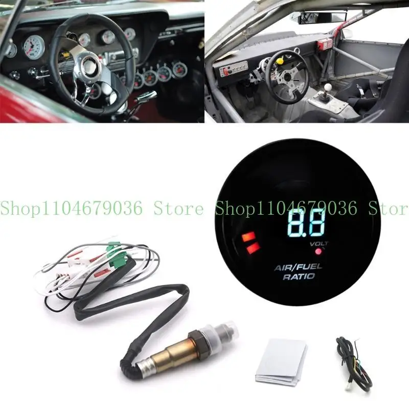 

652F High Temperature Resistant LED Air Ratio Efficiency Tool for Car Modification Enthusiasts & racings Drives
